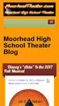 Mobile Screenshot of moorheadtheater.com