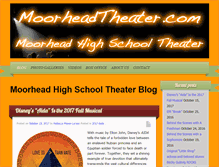 Tablet Screenshot of moorheadtheater.com